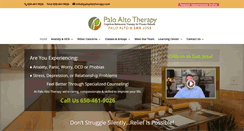 Desktop Screenshot of paloaltotherapy.com